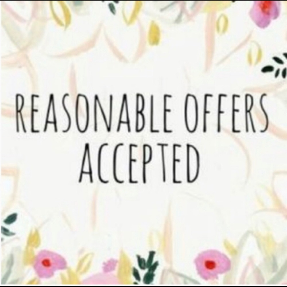 Reasonable offers accepted!